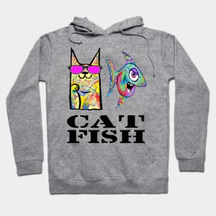 graffiti catfish 77 Hoodie